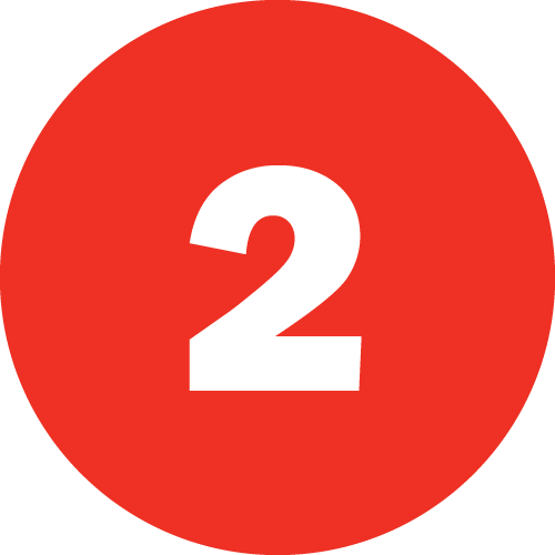 number 2 in red circle