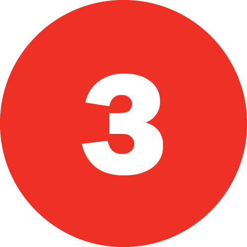 number 3 in red circle